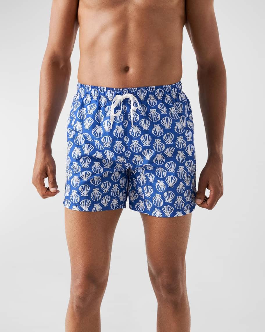 Mens Seashell Drawstring Swim Shorts Product Image