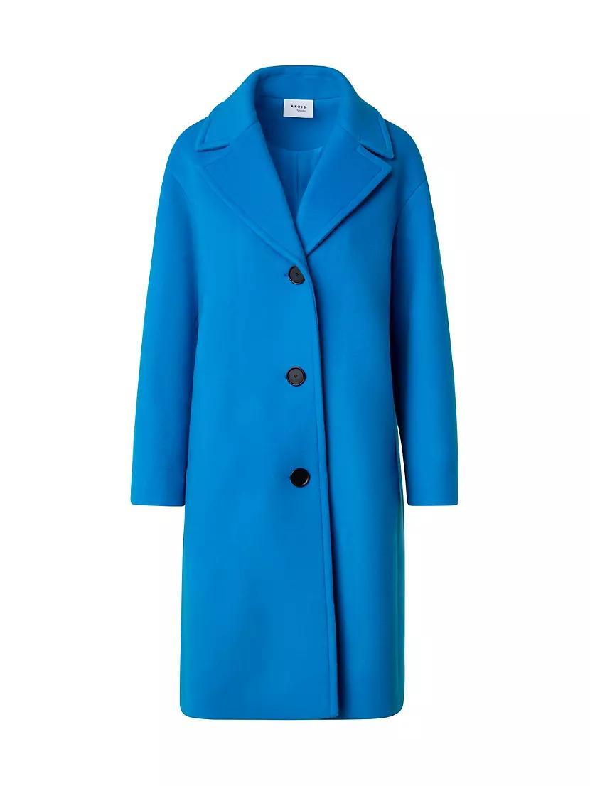 Wool-Blend Drop Shoulder Coat product image