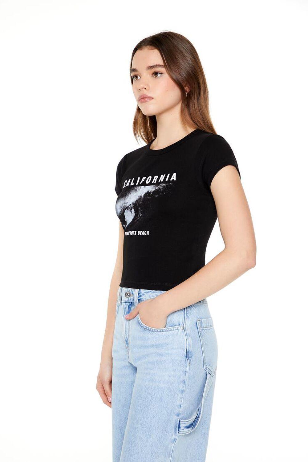 California Graphic Cropped Tee | Forever 21 Product Image