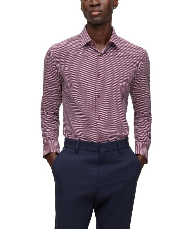 Boss by Hugo Boss Mens Performance Slim-Fit Shirt Product Image