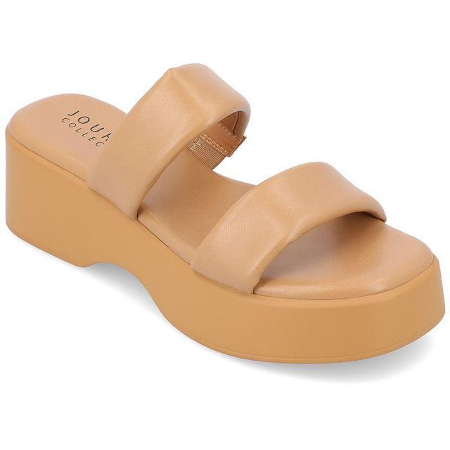 Journee Collection Veradie Tru Comfort Foam Womens Slide Platform Sandals Product Image