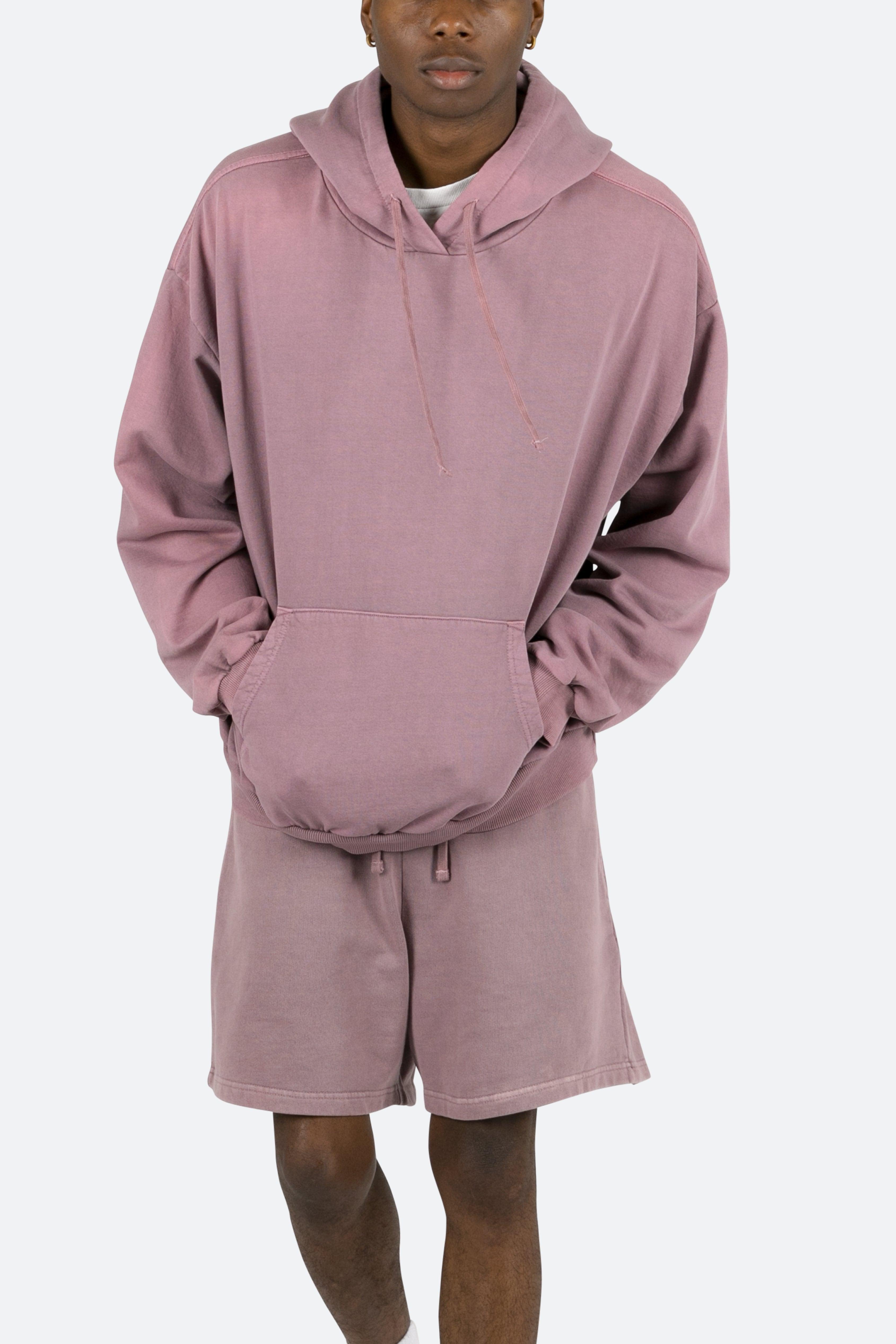 Vintage Cropped Hoodie - Purple Product Image