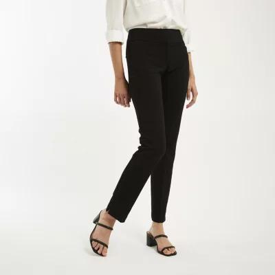 by&by Juniors Womens Straight Fit Cropped Suit Pants Product Image