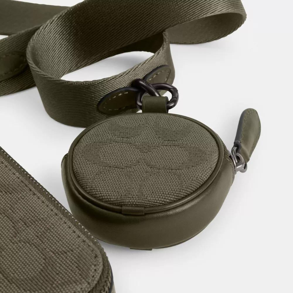 Charter Slim Crossbody In Signature Canvas Jacquard Product Image