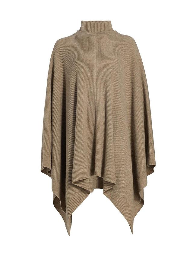 Womens Pancia Cashmere Draped Poncho Product Image