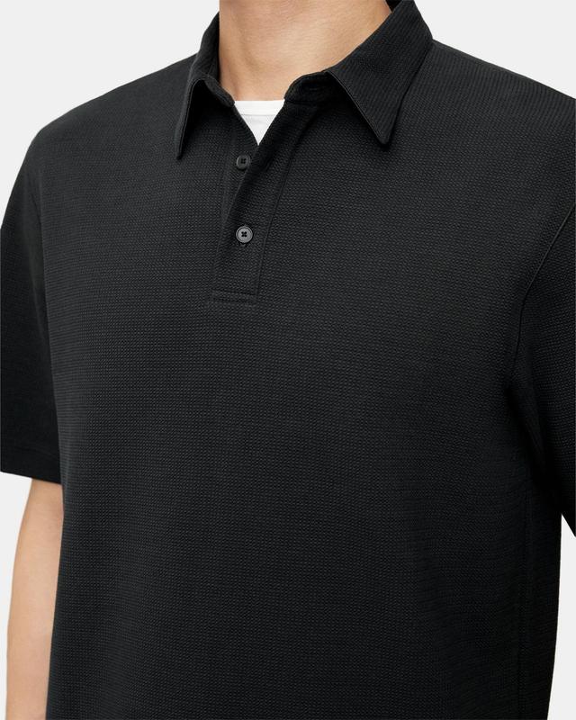 Ryder Short-Sleeve Polo in Waffle Knit Product Image