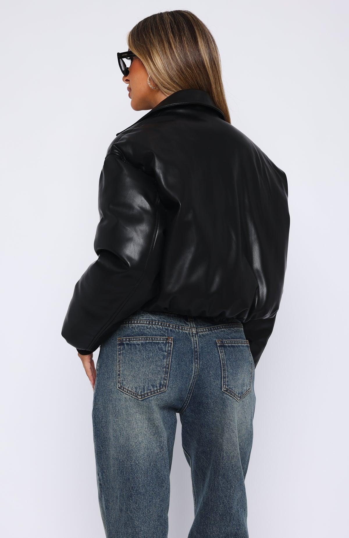 Urban Edge PU Jacket Black Product Image