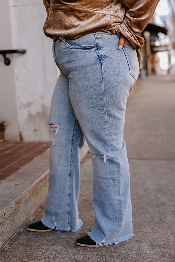 The Cailyn High Waist Straight Leg Jean Curves Product Image