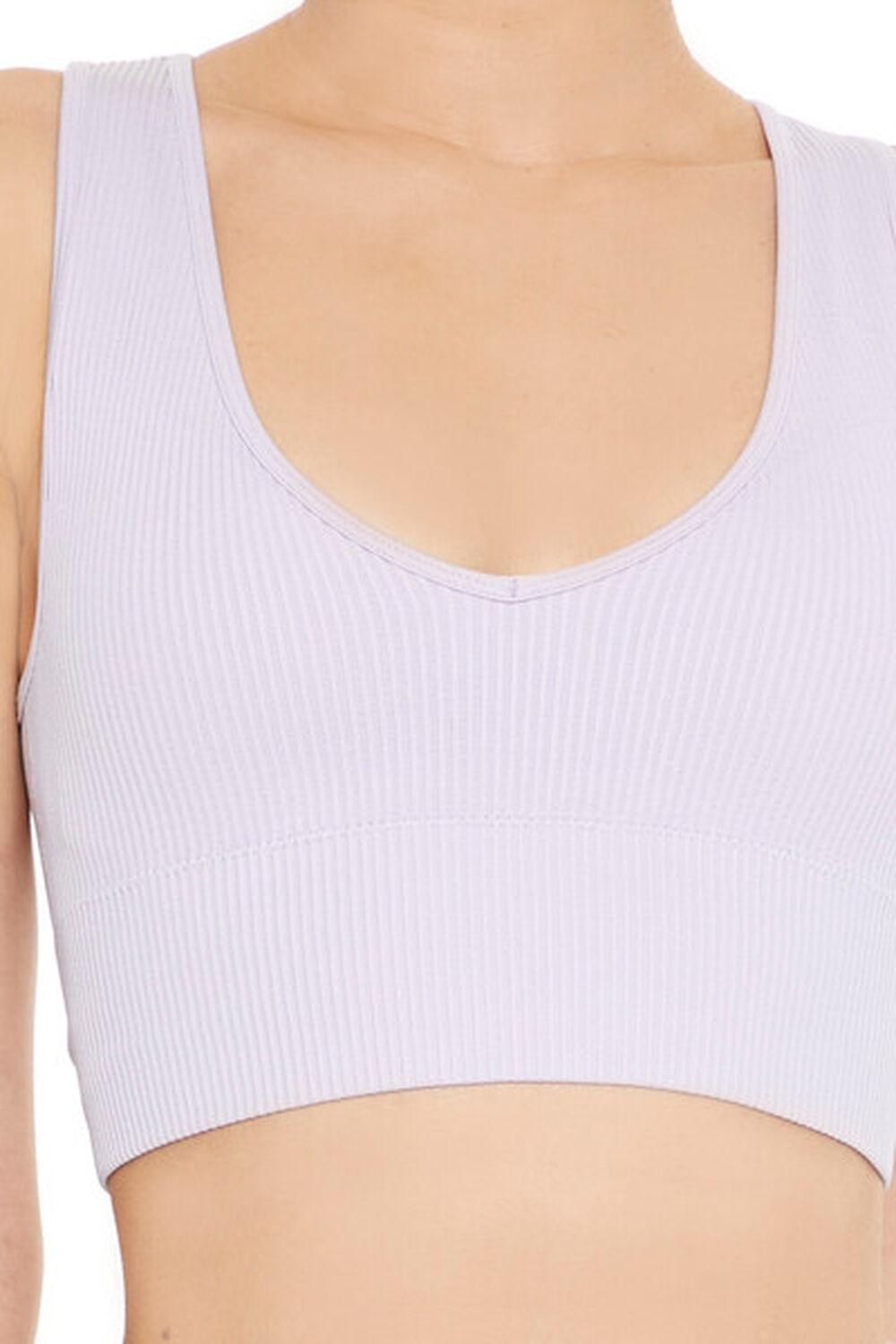 Seamless V-Neck Sports Bra | Forever 21 Product Image