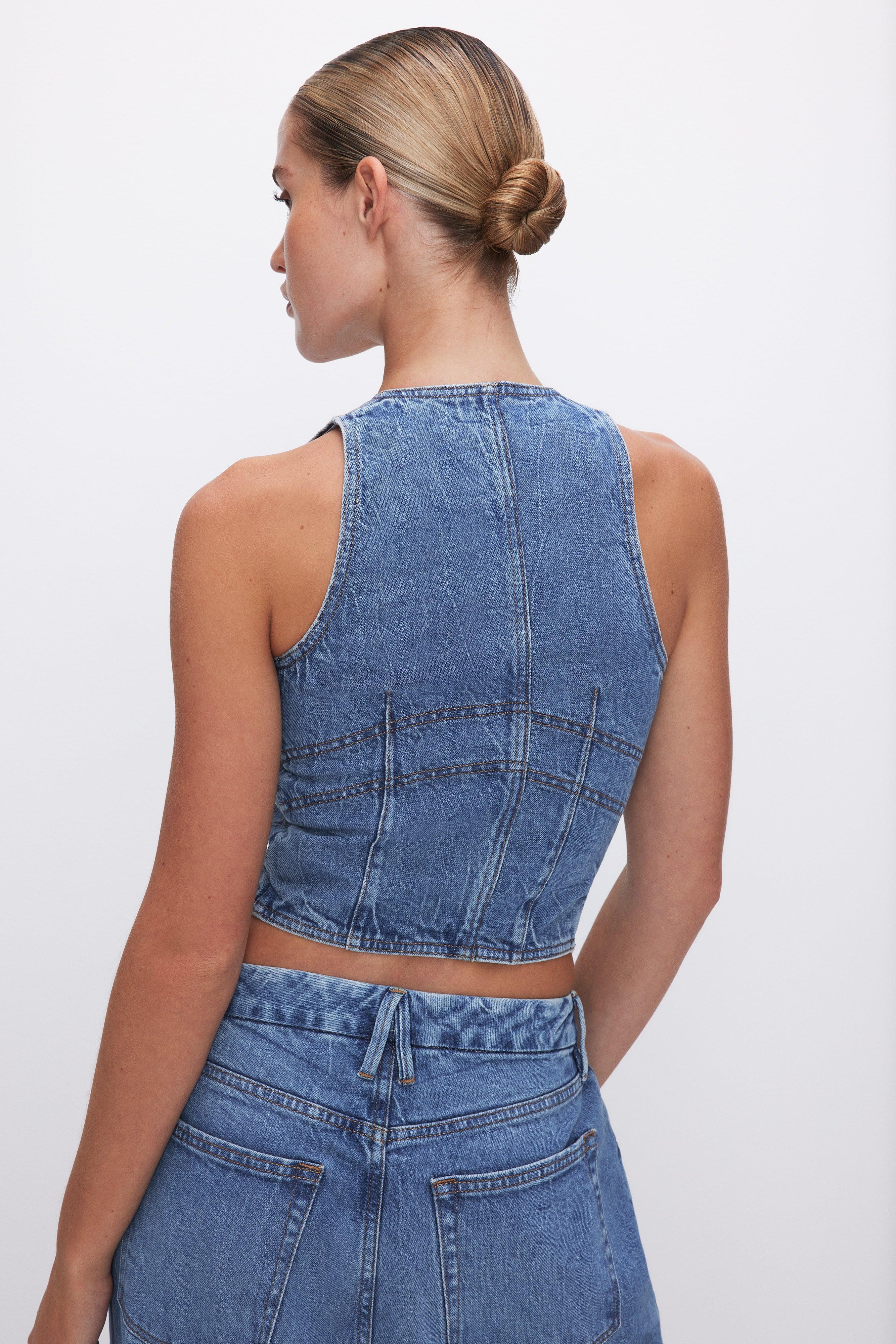 DENIM VEST | INDIGO599 Product Image