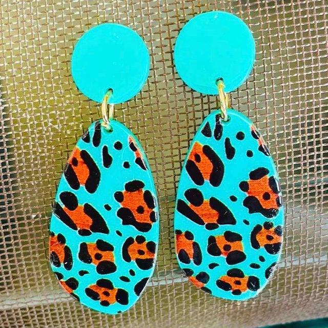 Neon Kitty Earrings Product Image