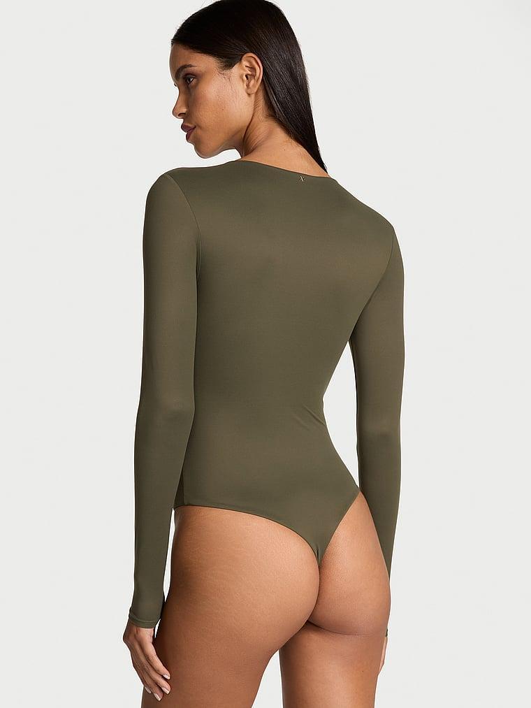 BODYWEAR by Victoria with FeatherSoft™ Innovation Long-Sleeve Bodysuit Product Image