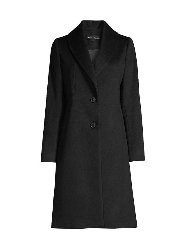 Womens Wool-Blend Coat Product Image