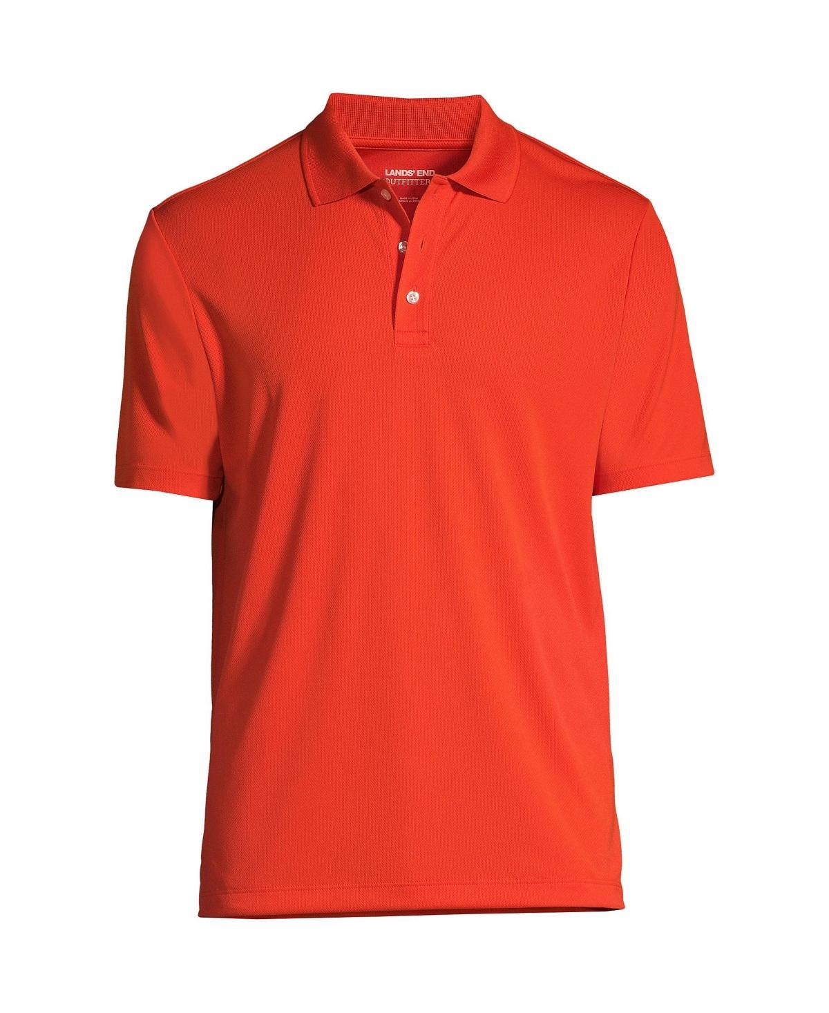 Mens Lands End Short Sleeve Moisture-Wicking Active Polo Shirt Product Image