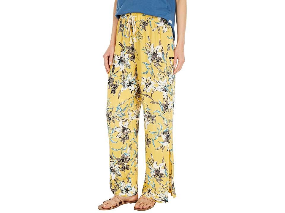 Hurley Solana Wide Leg Pants (Cornsilk Lily) Women's Casual Pants Product Image