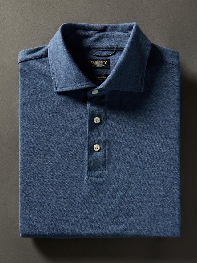 Movement™ Short-Sleeve Polo Shirt - Sea Navy Heather Male Product Image