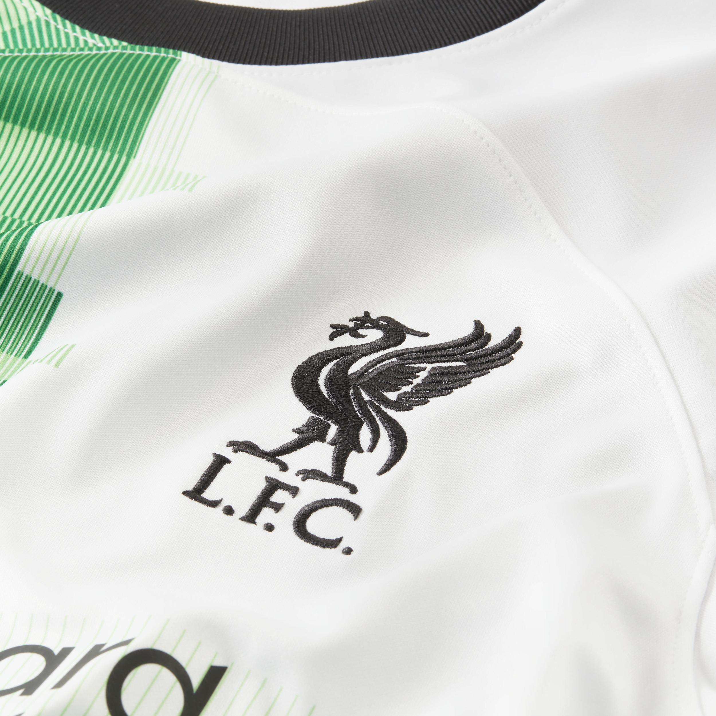 Mens Nike White Liverpool 2023/24 Away Replica Jersey - White Product Image