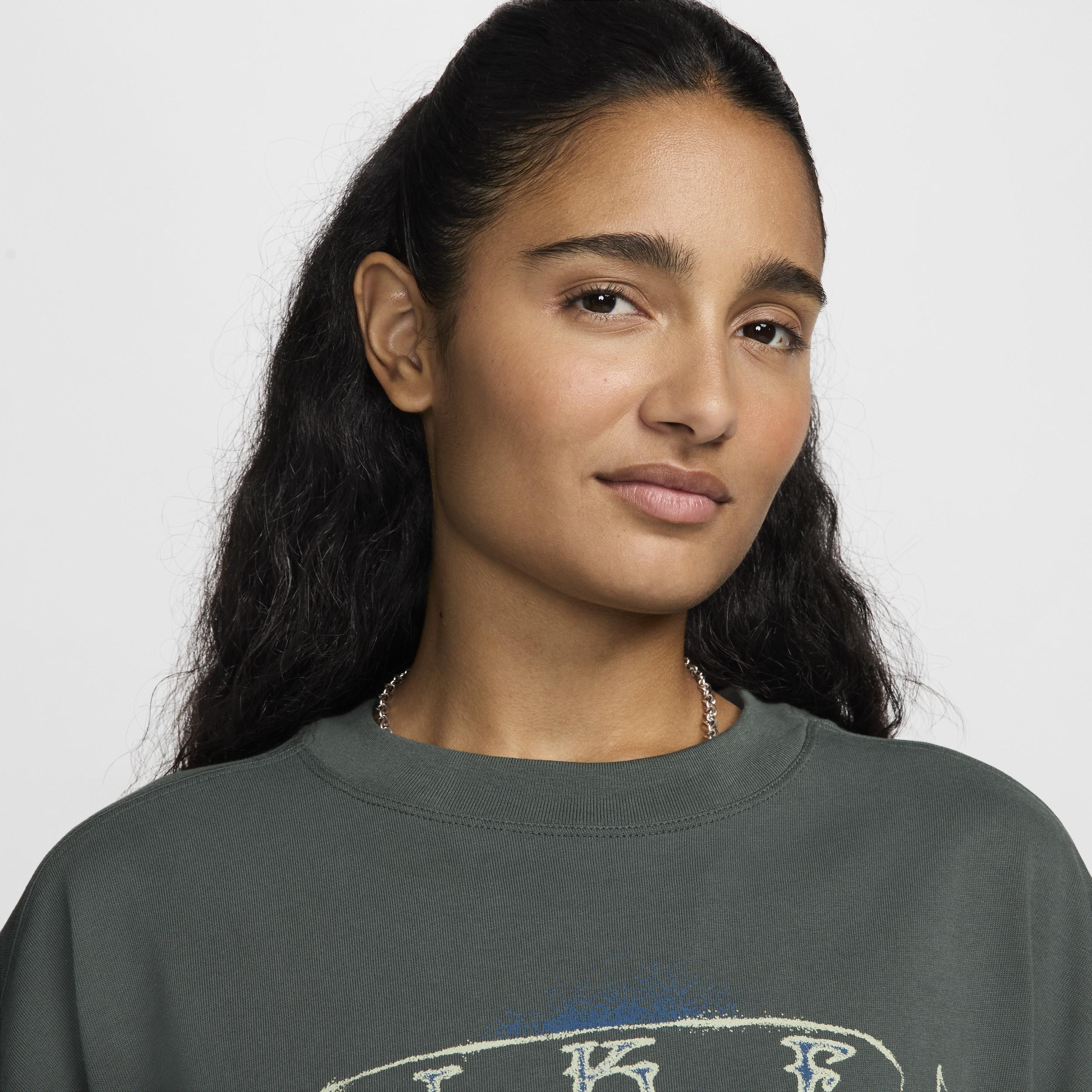 Nike Womens Sportswear Essential Oversized Band T-Shirt Product Image