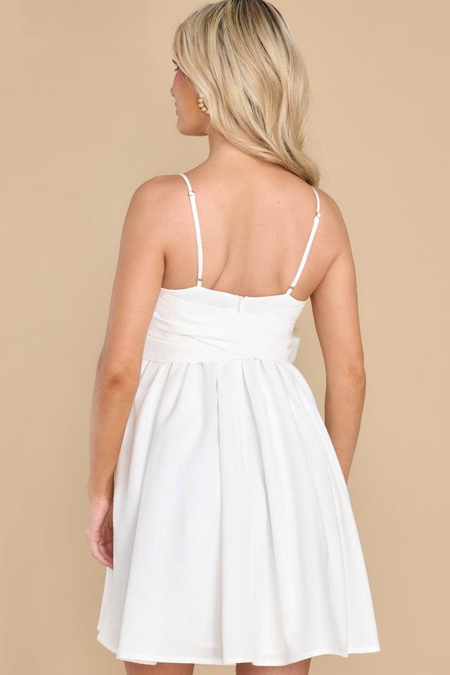 Aura Take The High Road White Dress Product Image