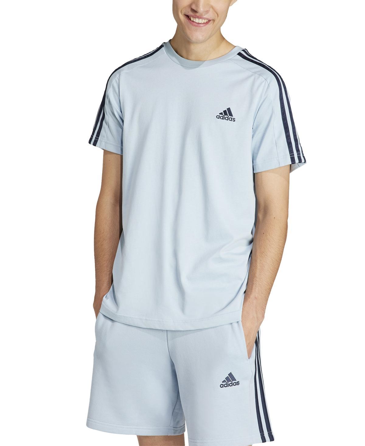 adidas Mens Essentials 3-Stripes Regular-Fit Logo Graphic T-Shirt, Regular & Big & Tall Product Image