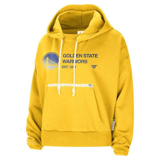 Golden State Warriors Standard Issue Nike Women's Dri-FIT NBA Pullover Hoodie Product Image