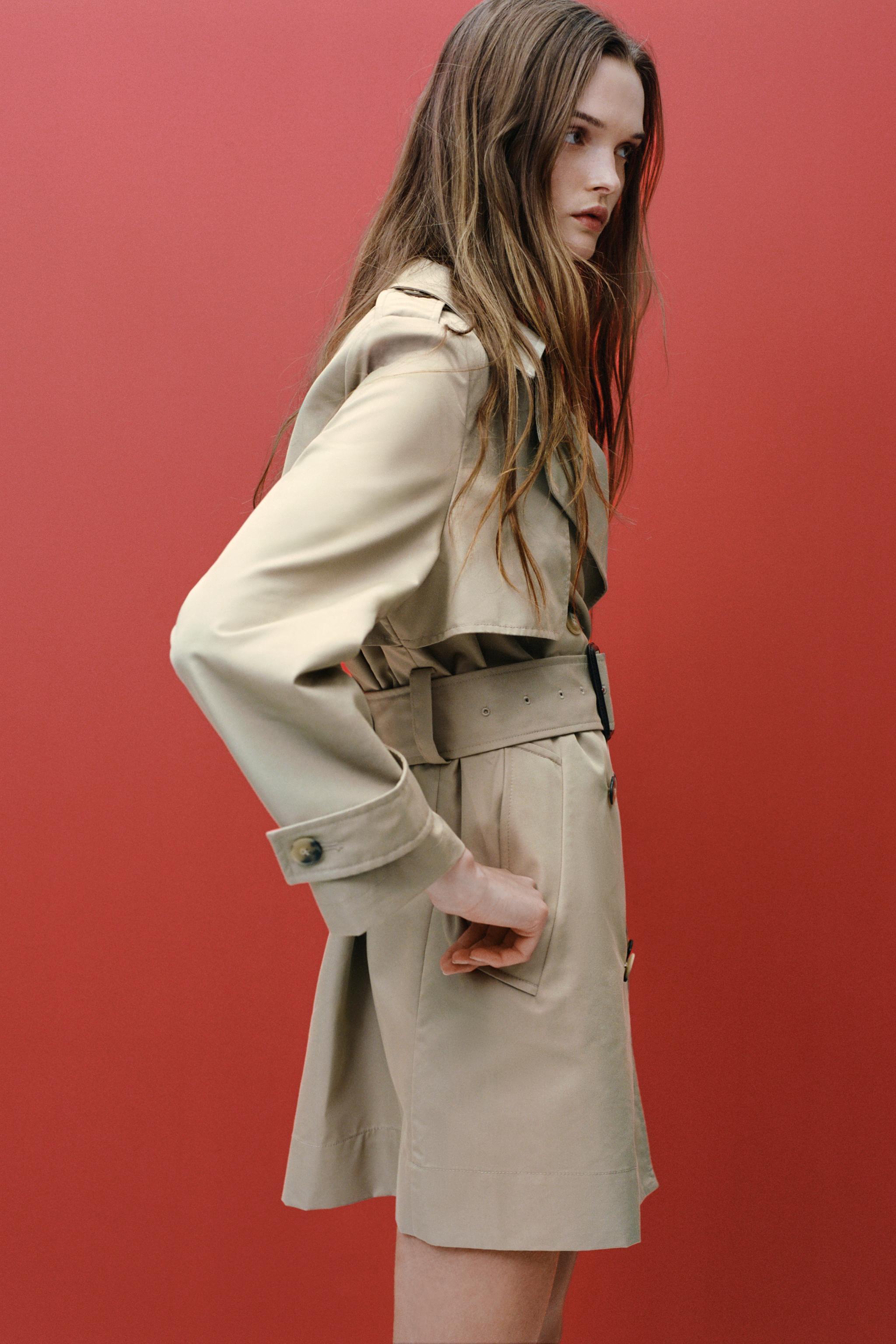 WATER REPELLENT BELTED TRENCH ZW COLLECTION Product Image