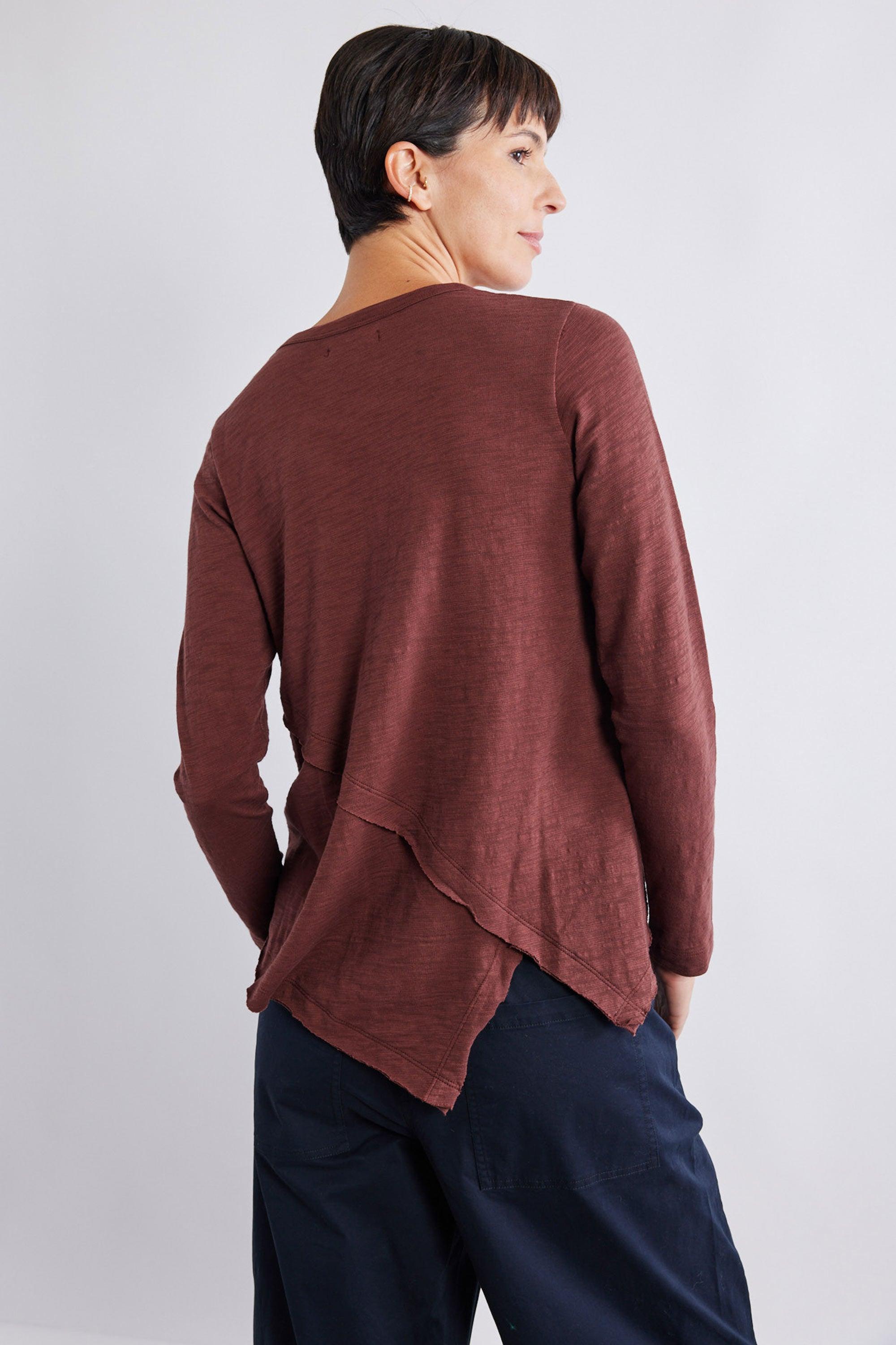 Inner Glow Asymmetric Long Sleeve Top Product Image