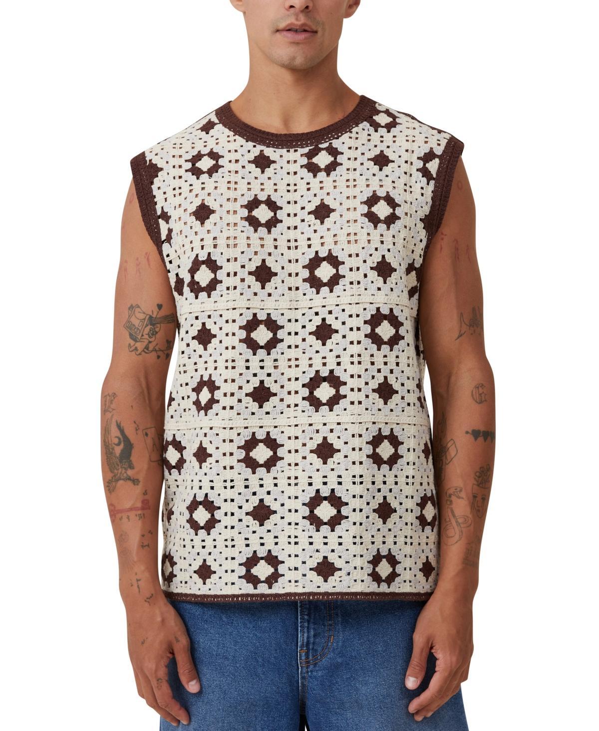 Cotton On Mens Crochet Muscle Top Product Image