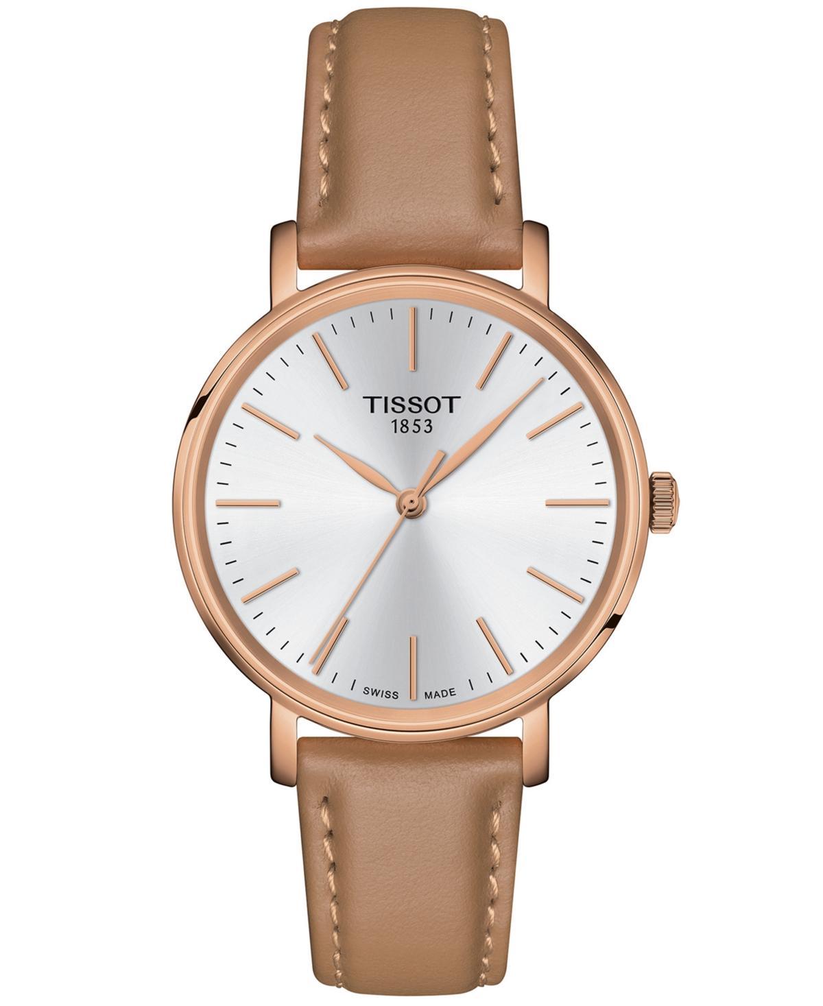 Tissot Everytime Leather Strap Watch, 34mm Product Image