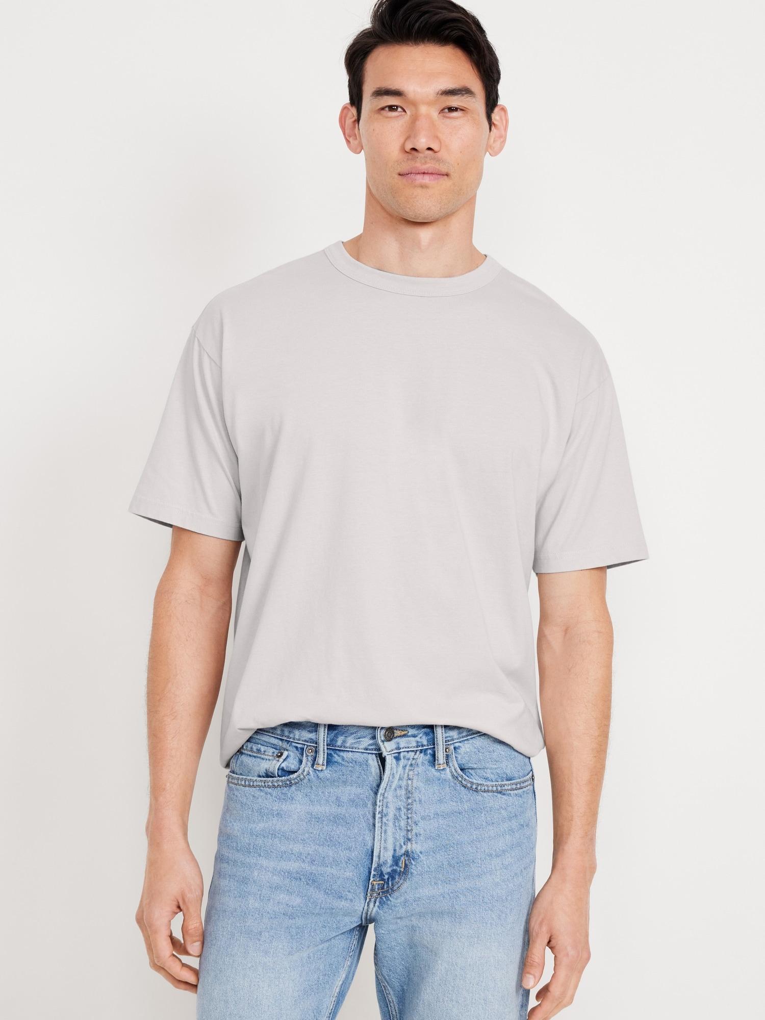 Loose Fit Crew-Neck T-Shirt Product Image