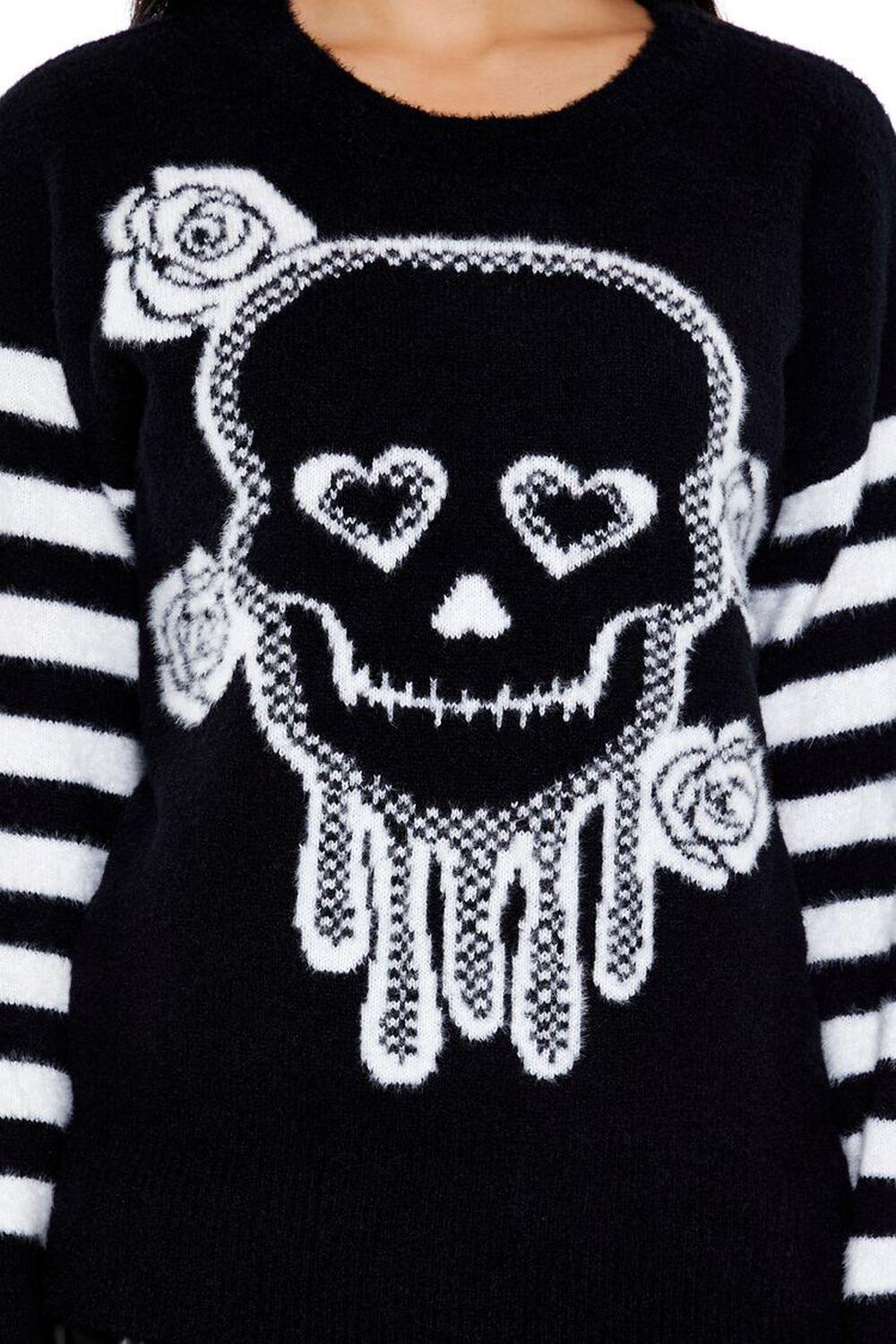 Floral Skull Graphic Sweater | Forever 21 Product Image