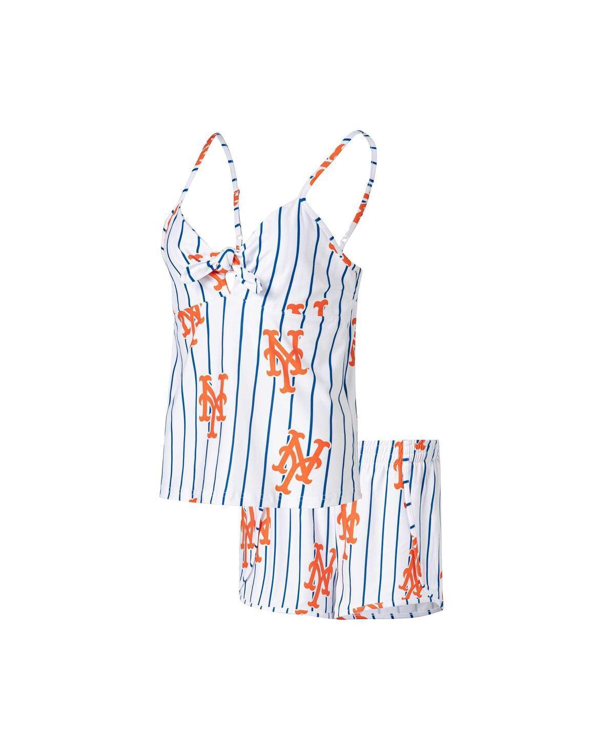 Womens Concepts Sport New York Mets Reel Allover Print Tank Top & Shorts Sleep Set Product Image