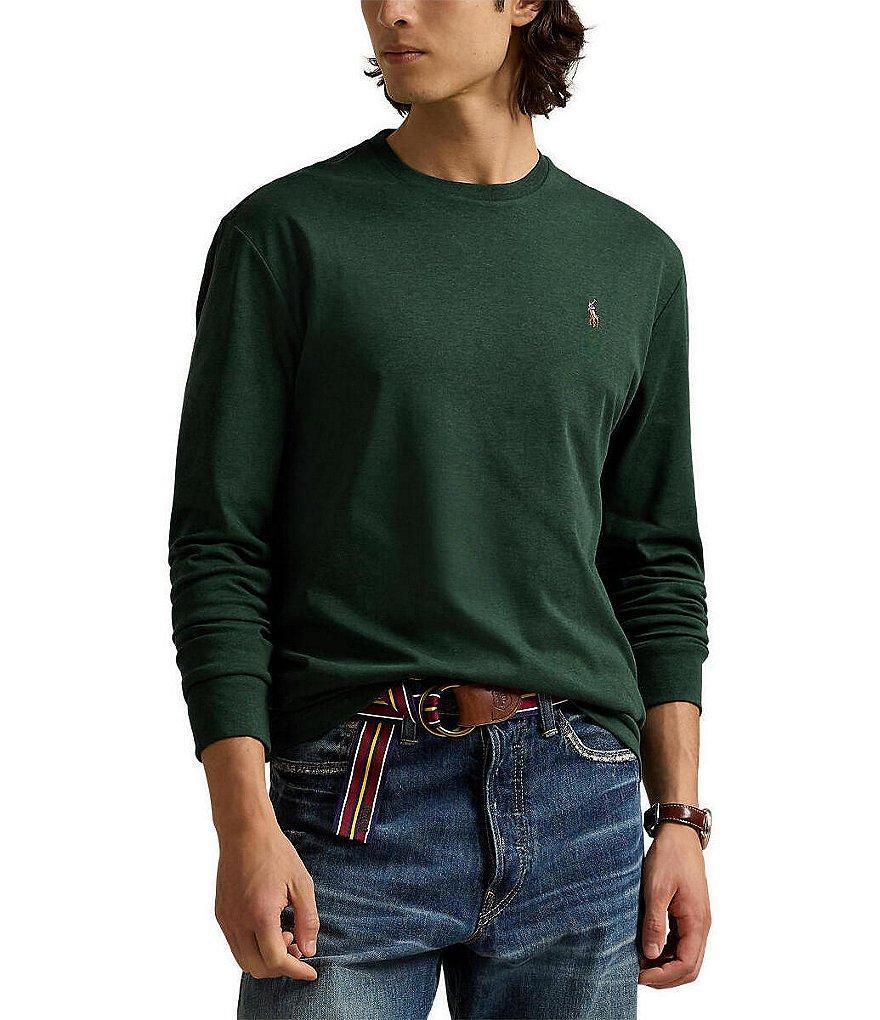 Polo Ralph Lauren Classic-Fit Soft Cotton Long Sleeve T-Shirt Product Image