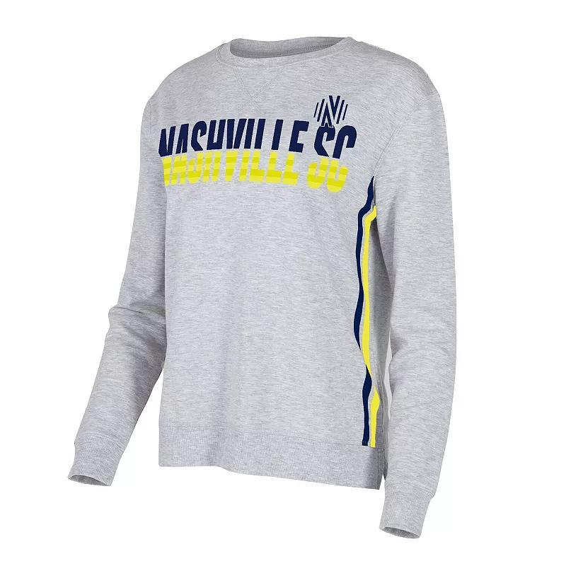 Womens Concepts Sport Gray Nashville SC Cedar Tri-Blend Long Sleeve T-Shirt Product Image