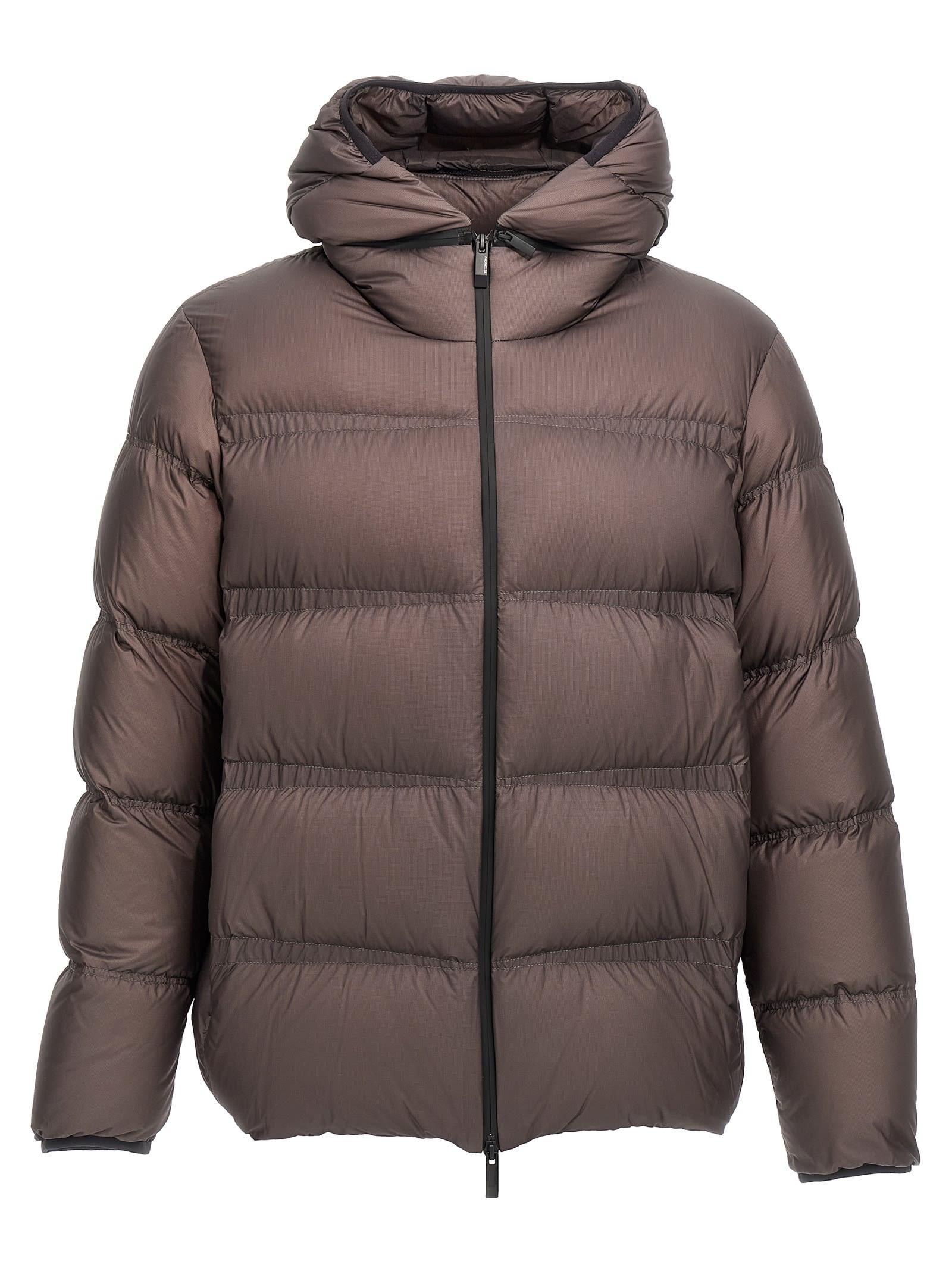 Down Masac Puffer Jacket In Brown Product Image