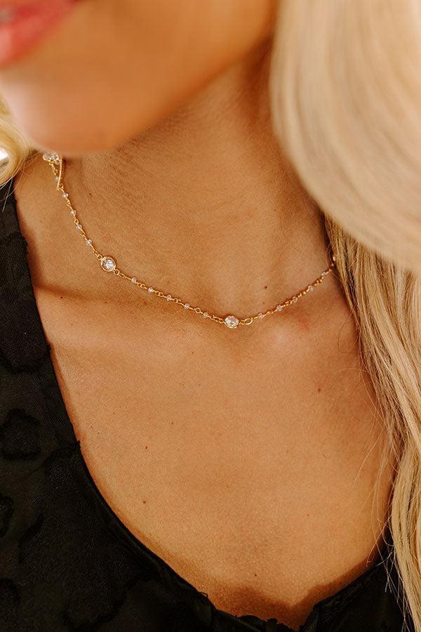 Subtle Shine Cubic Zirconia Necklace Product Image