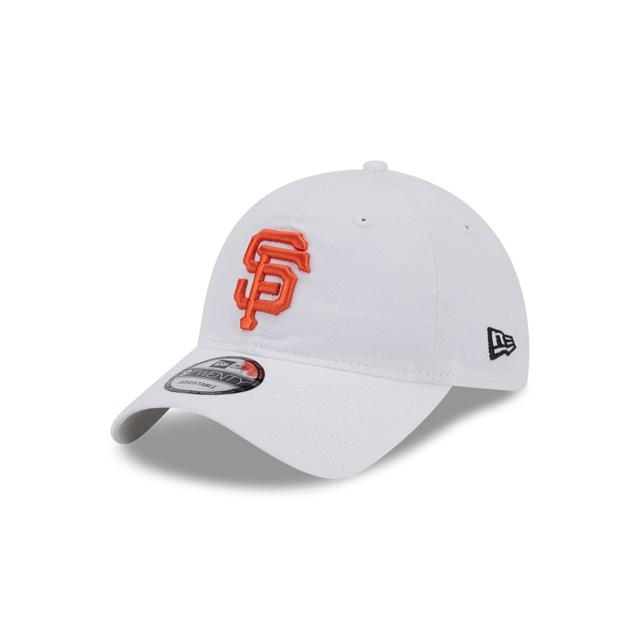 San Francisco Giants White 9TWENTY Adjustable Hat Male Product Image