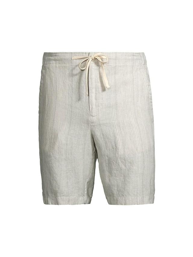 Mens Shadow Stripe Drawstring Shorts Product Image