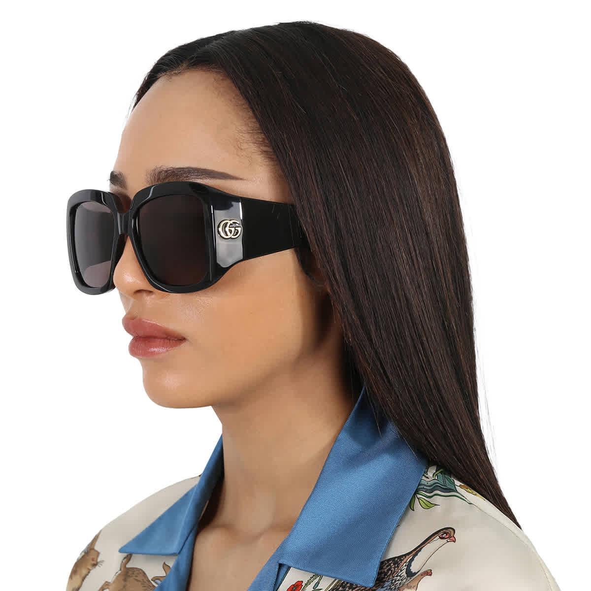 Gucci Womens GG1402S GG Corner 55mm Square Sunglasses Product Image