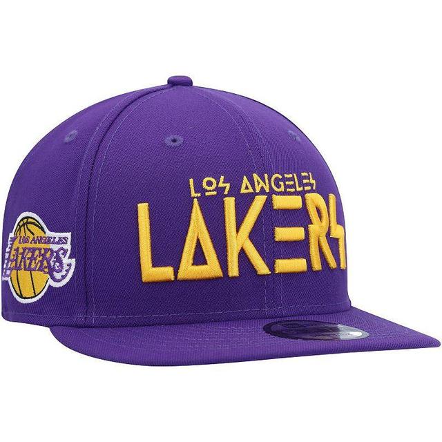 Mens New Era Los Angeles Lakers Rocker 9FIFTY Snapback Hat Product Image