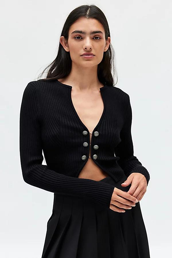 Silence + Noise Janelle Long Sleeve Cardigan Womens at Urban Outfitters Product Image