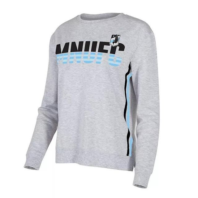 Womens Concepts Sport Gray Minnesota United FC Cedar Tri-Blend Long Sleeve T-Shirt Product Image