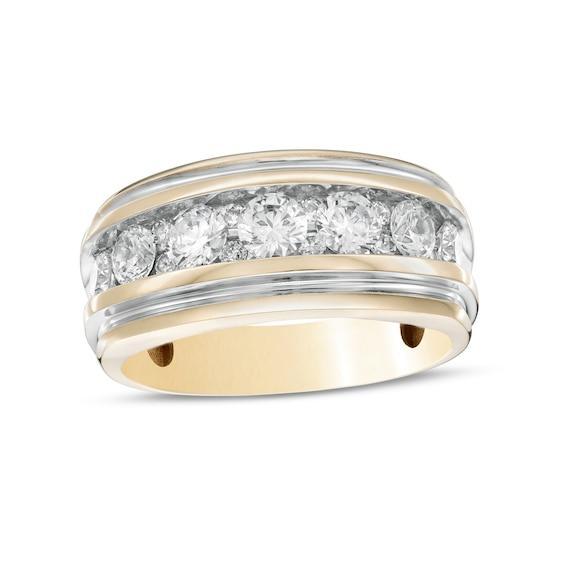 Men's 2 CT. T.w. Diamond Wedding Band in 10K Gold Product Image