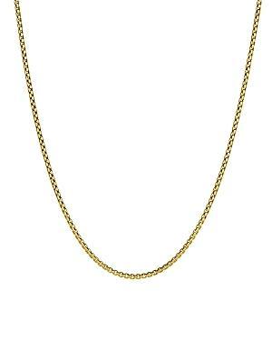 David Yurman Small Box Chain Necklace in 18K Yellow Gold, 22 Product Image