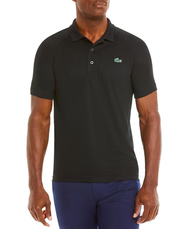 Mens Lacoste Sport Breathable Run-Resistant Interlock Polo Shirt Product Image