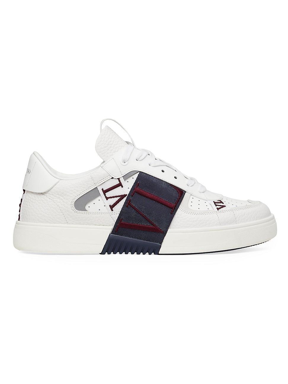 Mens VL7N Low-Top Calfskin Sneakers With Bands Product Image