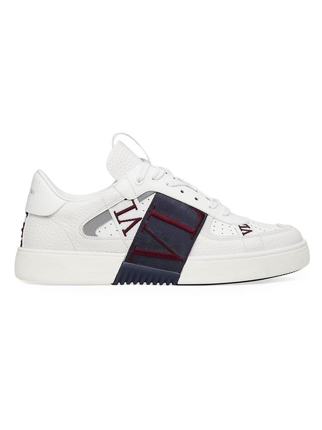 Mens VL7N Low-Top Calfskin Sneakers With Bands Product Image