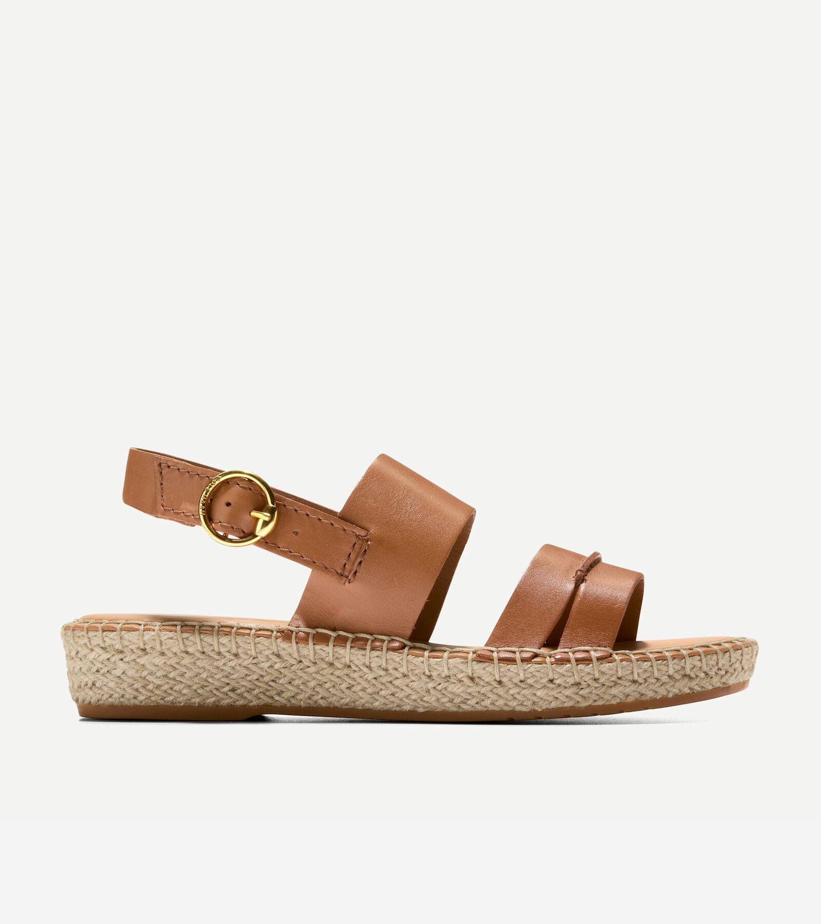 Cole Haan Womens Tilden Slip On Slingback Espadrille Sandals Product Image