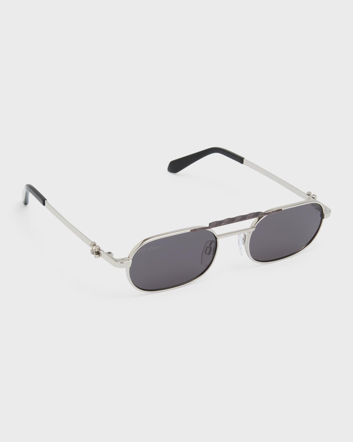 Mens Baltimore Double-Bridge Oval Sunglasses Product Image