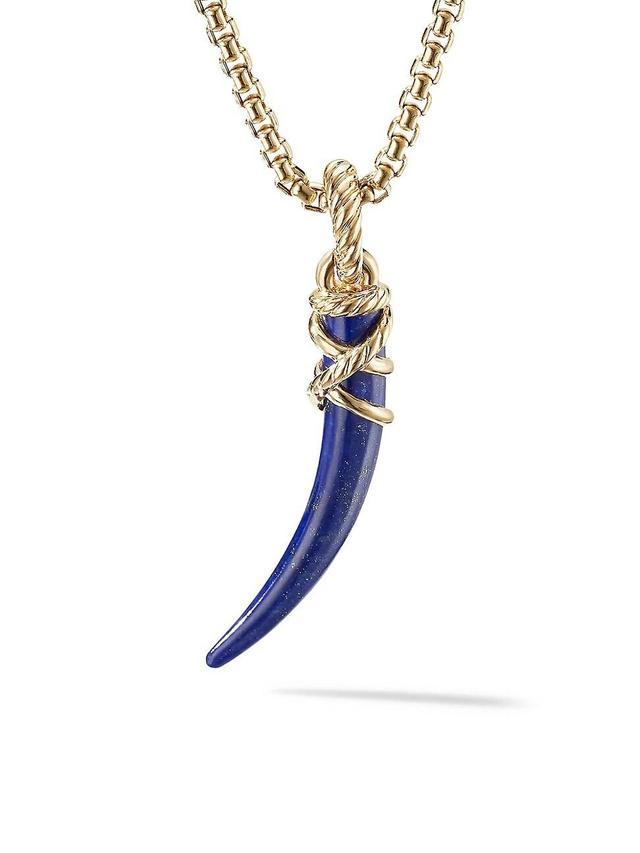 Womens Tusk Amulet with 18K Yellow Gold Product Image